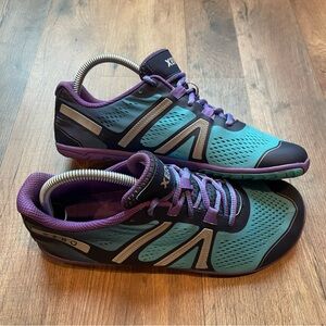 Xero Teal & Purple Women's Lightweight Athletic Shoes